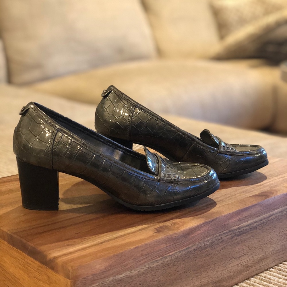 Bandolino Block Heel Penny Loafers